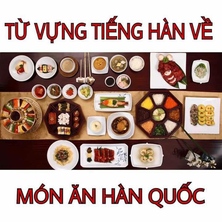 Tu Vung Tieng Han Ve Mon An Han Quoc